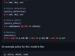 PHP-Casbin Screenshot 1