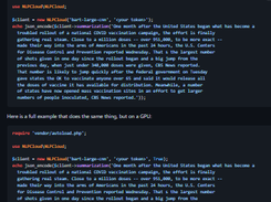 PHP Client For NLP Cloud Screenshot 1