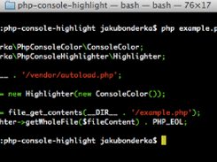 PHP Console Highlighter Screenshot 1