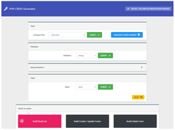 PHP CRUD Generator
