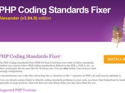 PHP CS Fixer Screenshot 1
