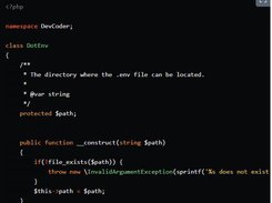 PHP dotenv Screenshot 2