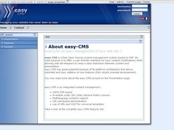 eaasy-CMS screenshot