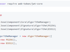 PHP JWT Framework Screenshot 1