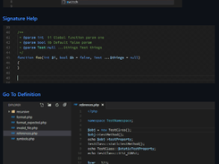PHP Language Server Screenshot 1