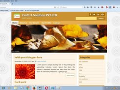 PHP OOP CMS BLOG Screenshot 1