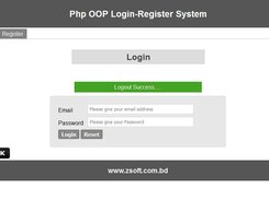 Php OOP Login-Register System tutorial Screenshot 5