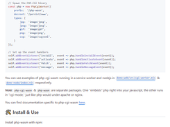 php-wasm Screenshot 1