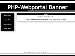 PHP-Webportal English