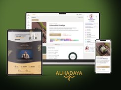 "Alhadaya" - A product-focused, storytelling-based e-commerce interface created for Alhadaya, a wellness brand. The platform includes bonus calculators, distributor rankings, and product promotions. The consistent visual identity across desktop and mobile ensures smooth customer and partner experiences.