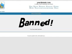 Ban reasons - Display reason to banned