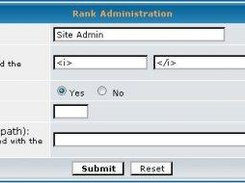 Rank Tags - Admin edit