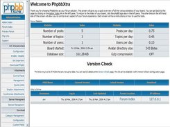 PhpbbXtra 2 Admin Panel