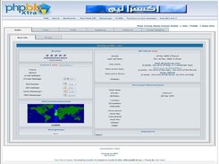 PhpbbXtra 2 Profile Screen