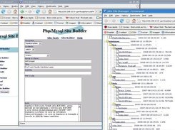 Php/Mysql Site Builder main window