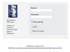 Login de PHPChess