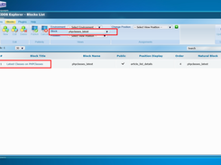 Select Block for Edit