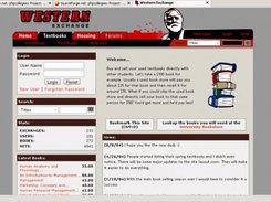 phpCollegeExchange's code being used for westernbookexchange