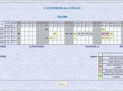 03 : vue du calendrier