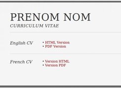 phpCV index