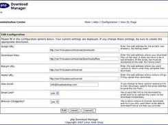 Admin- Configurations