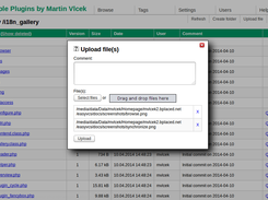 Upload files, with a Java applet...
