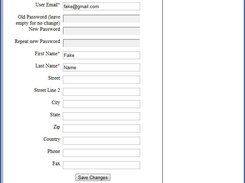 Change user data