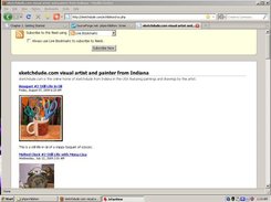 Publish artworks online with RSS 2.0