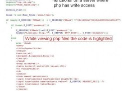 view php code