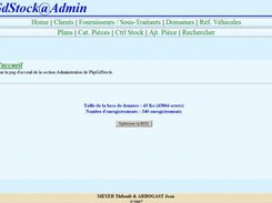 Ecran Admin