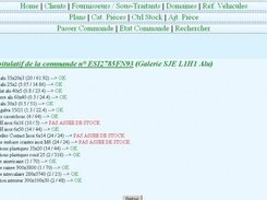 Verif. du stock lors de commande