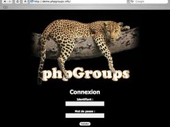 Login screen - Ecran de connexion