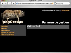Welcome screen - Ecran de bienvenue