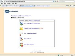 Administrator's Main Page