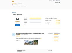 Listing Reviews Page