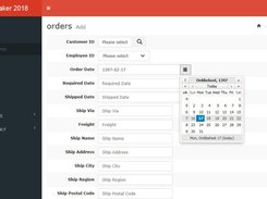 Hijri-Shamsi JSCalendar v1.6 for PHPMaker 2018