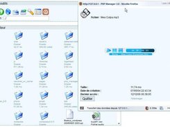MP3 player in action.  Full support of streaming & ID3 tags