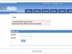 UnoCarts Admin Login