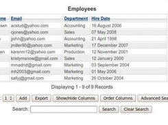 Mysql Ajax Table Editor Screenshot 1