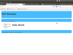 Early screenshot of main interface
