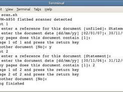 Scanning documents using the command line utility
