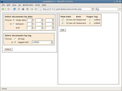 Selecting unfiled documents from the archive
