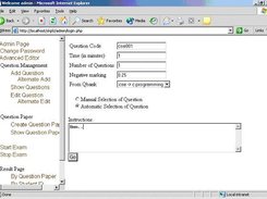 Create Question Paper