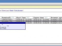Show login module in the admin areay (after logged in)