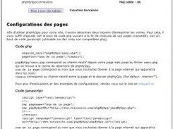 Setup page