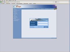 login screen