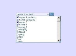not yet implemented (but included) multi-select dropdown