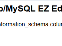 No Such Table! Error sample.
