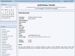 Address Book Contact Display (Admin)