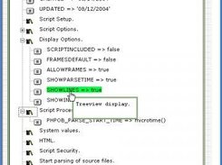 Non-Frame View (640x480 size) of phpOBrowser methods.